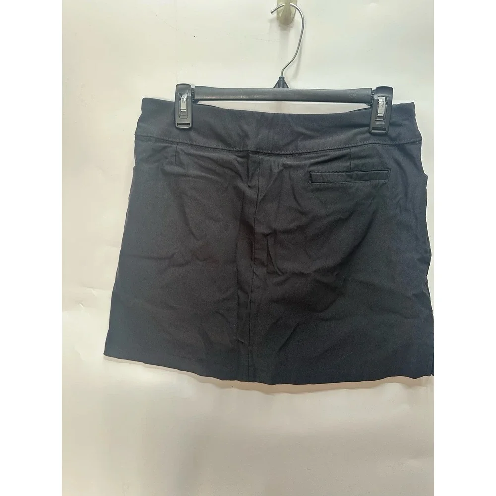 Lady Hagen Black‎ Women's Size 10 Tennis Golf Skort Skirts Cotton Spandex